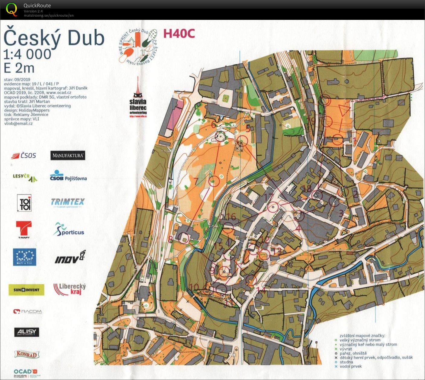 ŽA Český Dub - sprint (H40) (14.09.2019)