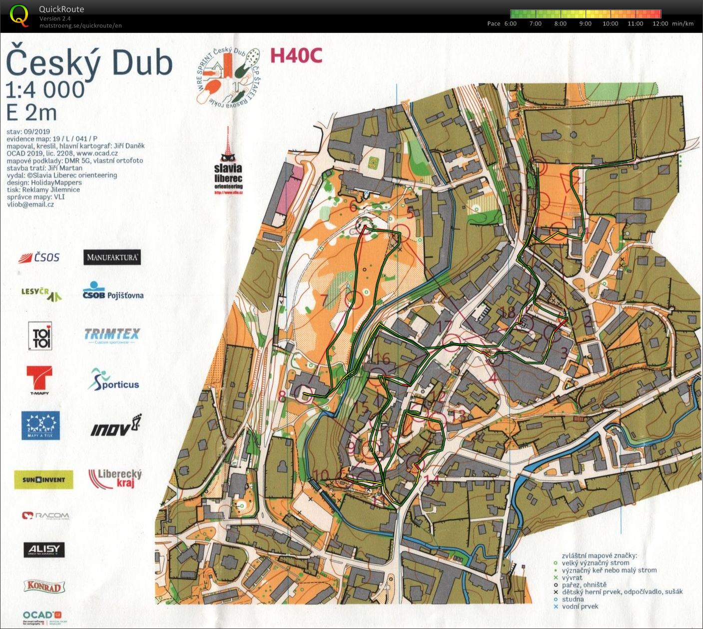 ŽA Český Dub - sprint (H40) (14.09.2019)