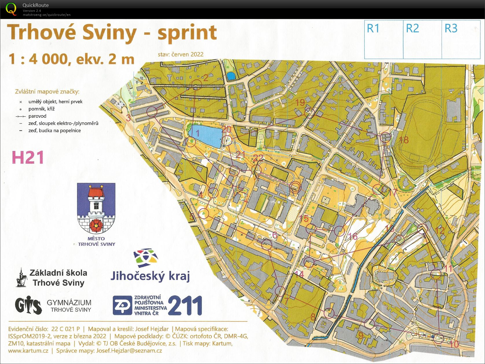 sprint - Trhové Sviny (11.06.2022)